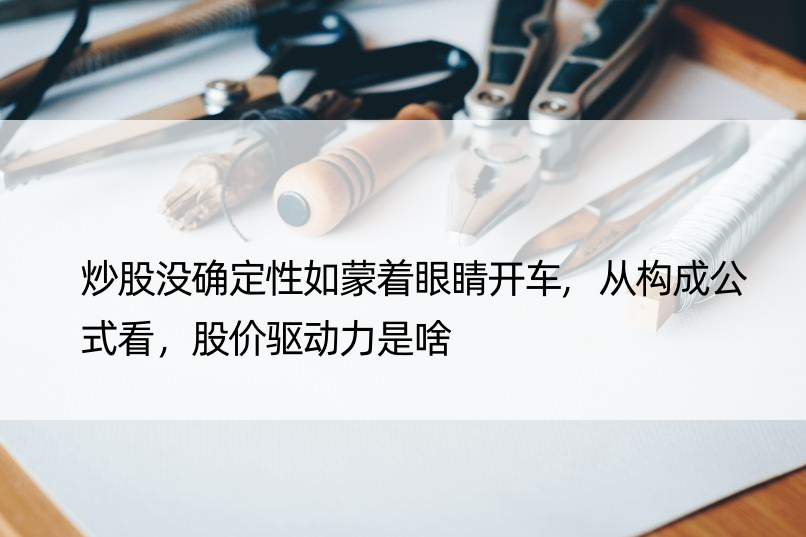 炒股没确定性如蒙着眼睛开车,从构成公式看，股价驱动力是啥