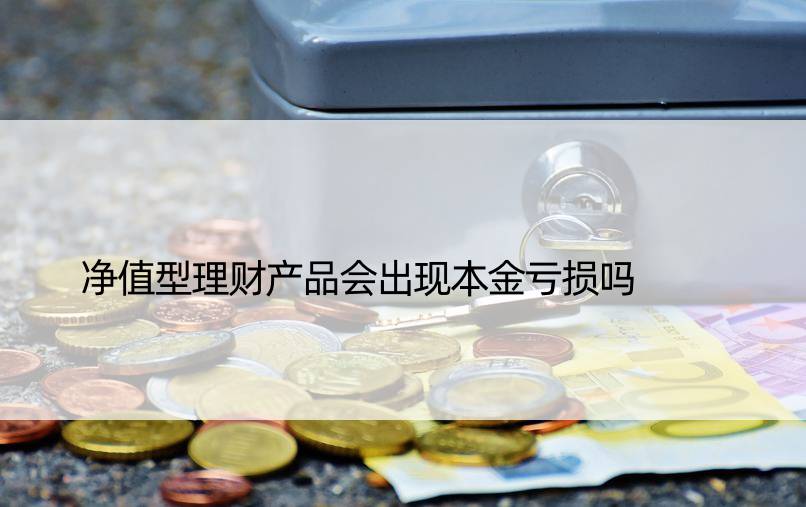 净值型理财产品会出现本金亏损吗