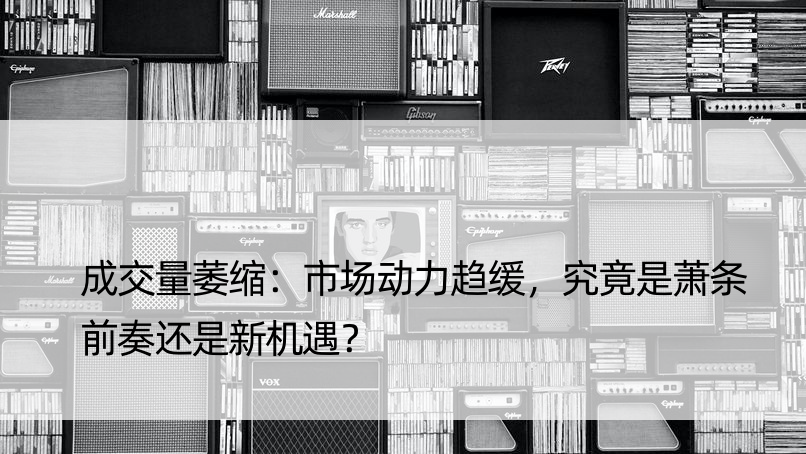 成交量萎缩：市场动力趋缓，究竟是萧条前奏还是新机遇？