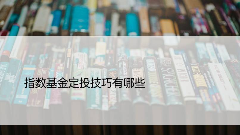 指数基金定投技巧有哪些