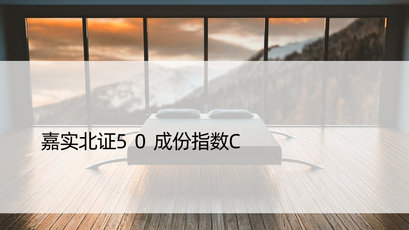 嘉实北证50成份指数C