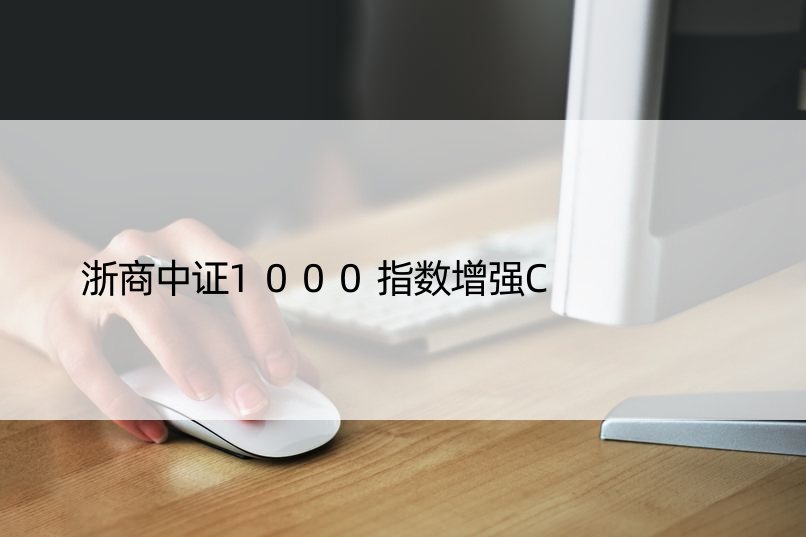 浙商中证1000指数增强C