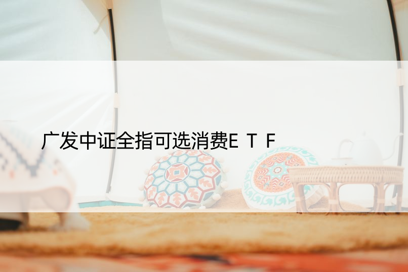 广发中证全指可选消费ETF