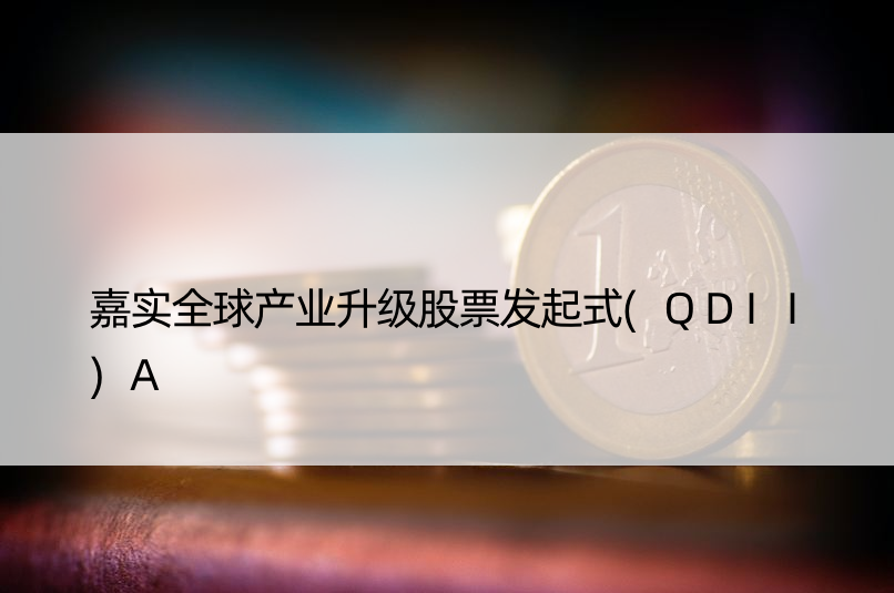 嘉实全球产业升级股票发起式(QDII)A