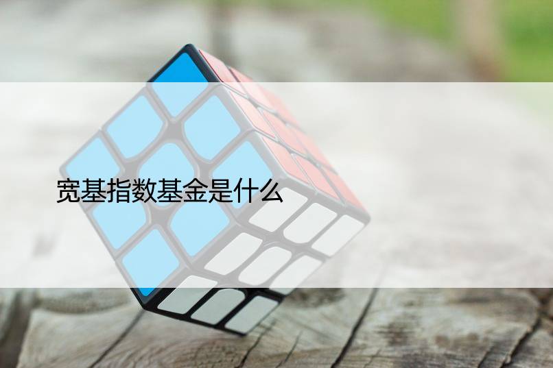 宽基指数基金是什么