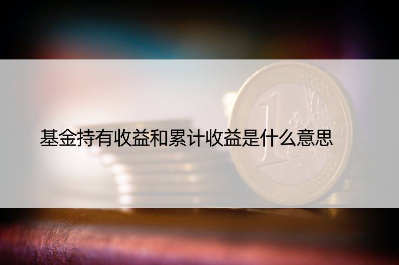 基金持有收益和累计收益是什么意思