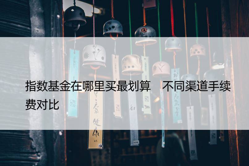 指数基金在哪里买最划算 不同渠道手续费对比