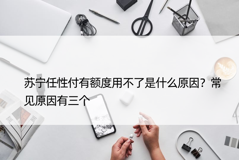 苏宁任性付有额度用不了是什么原因？常见原因有三个