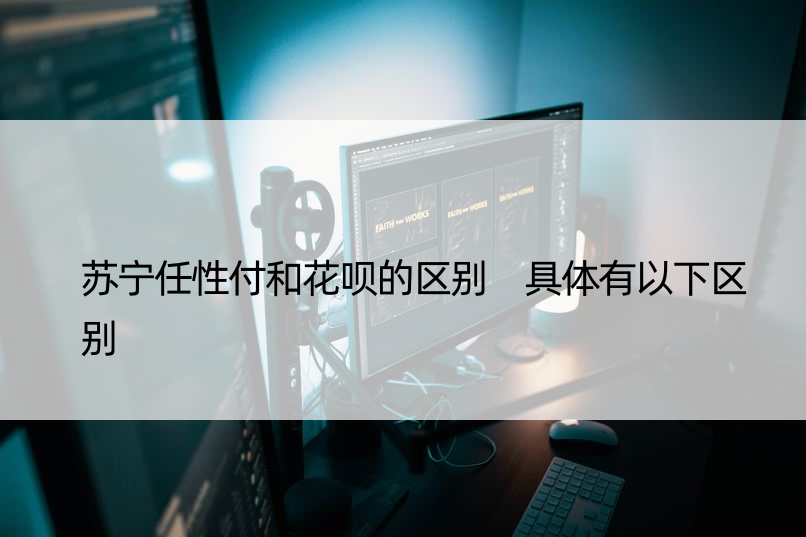 苏宁任性付和花呗的区别 具体有以下区别