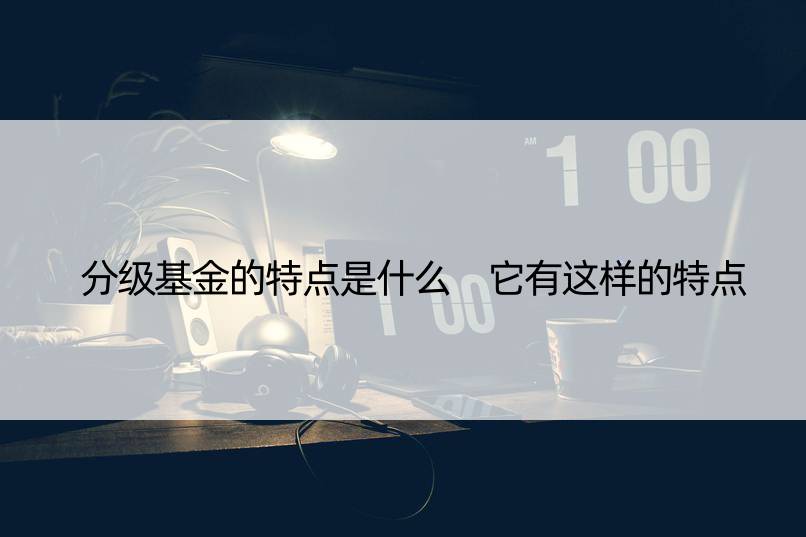 分级基金的特点是什么 它有这样的特点