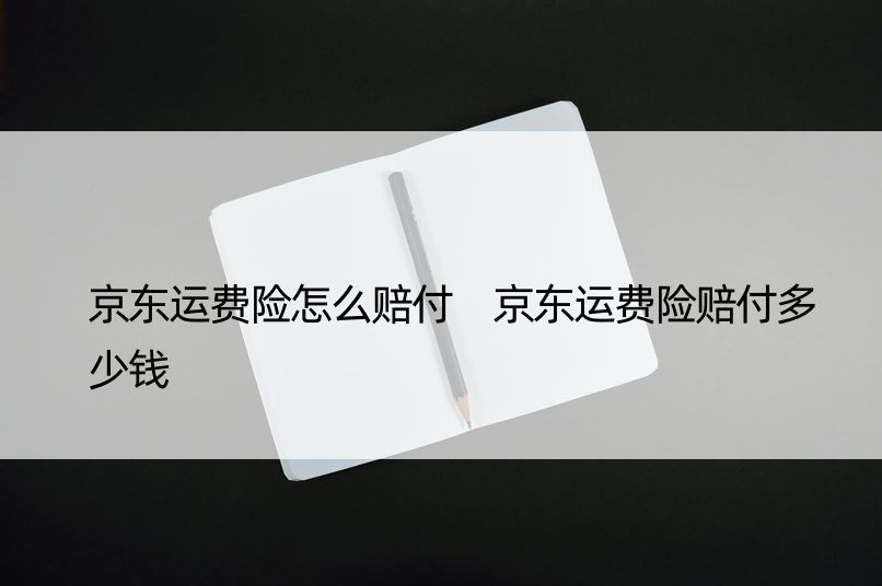 京东运费险怎么赔付 京东运费险赔付多少钱