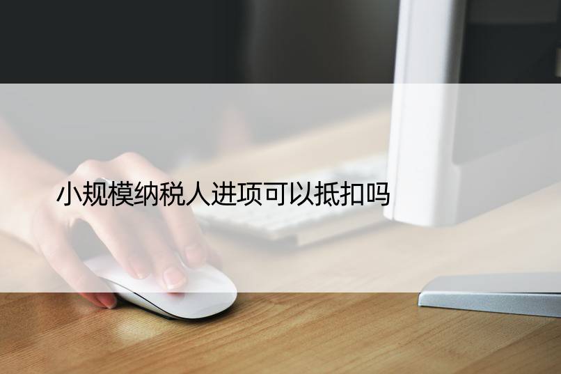 小规模纳税人进项可以抵扣吗