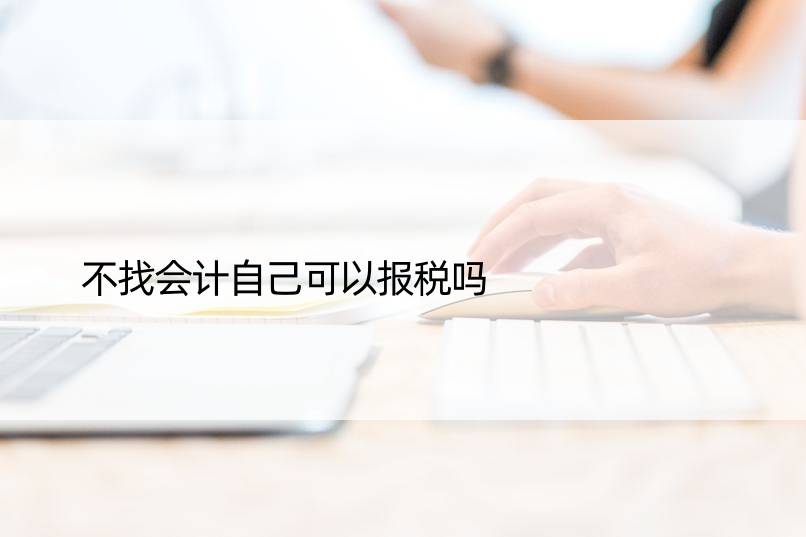 不找会计自己可以报税吗