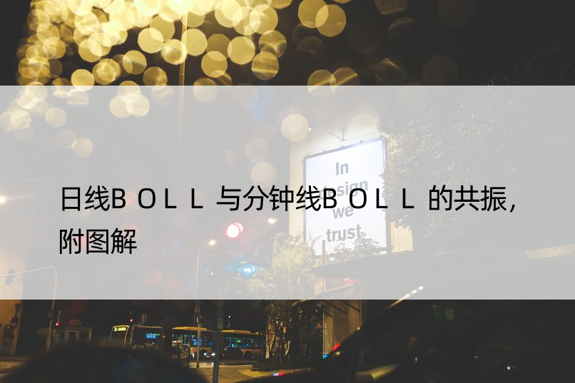 日线BOLL与分钟线BOLL的共振，附图解