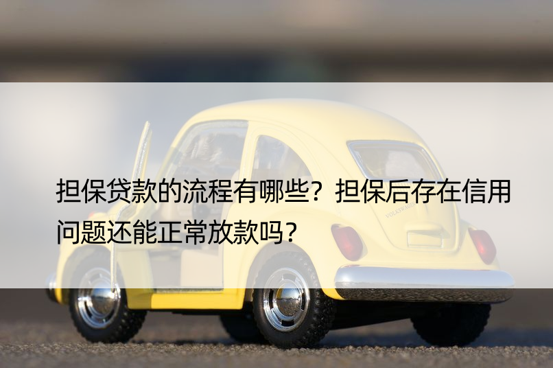 担保贷款的流程有哪些？担保后存在信用问题还能正常放款吗？