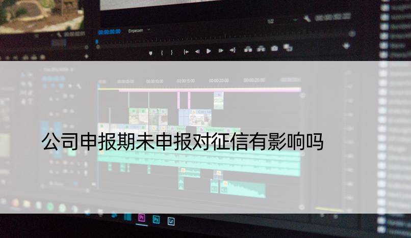 公司申报期未申报对征信有影响吗
