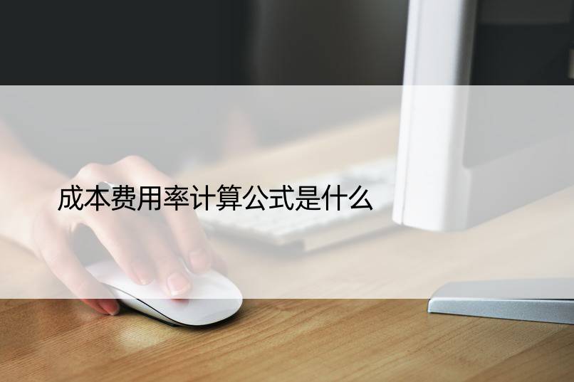 成本费用率计算公式是什么