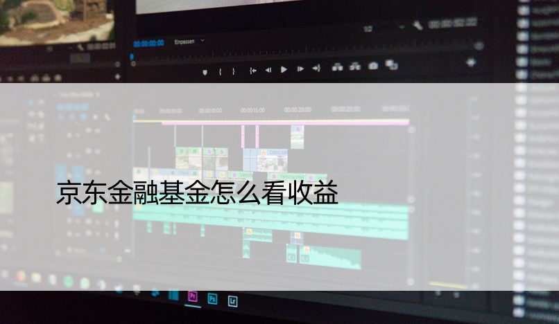 京东金融基金怎么看收益