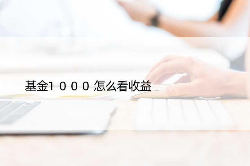 基金1000怎么看收益