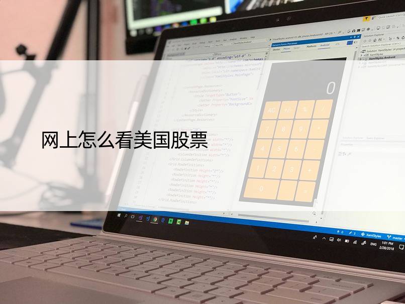 网上怎么看美国股票