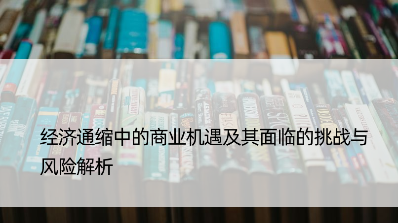 经济通缩中的商业机遇及其面临的挑战与风险解析