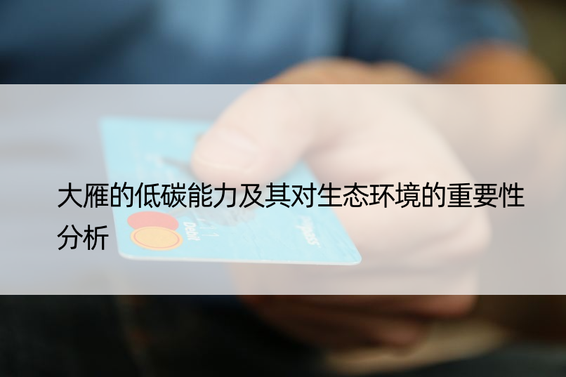 大雁的低碳能力及其对生态环境的重要性分析