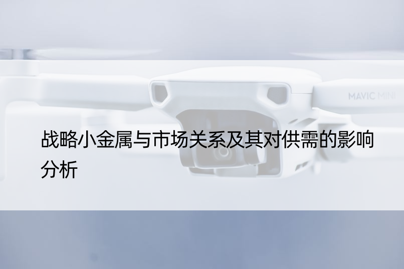 战略小金属与市场关系及其对供需的影响分析