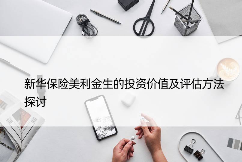 新华保险美利金生的投资价值及评估方法探讨