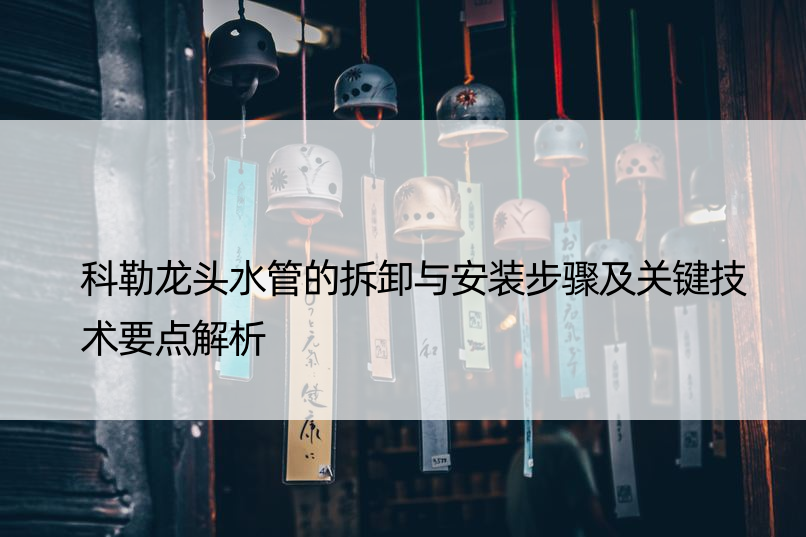 科勒龙头水管的拆卸与安装步骤及关键技术要点解析