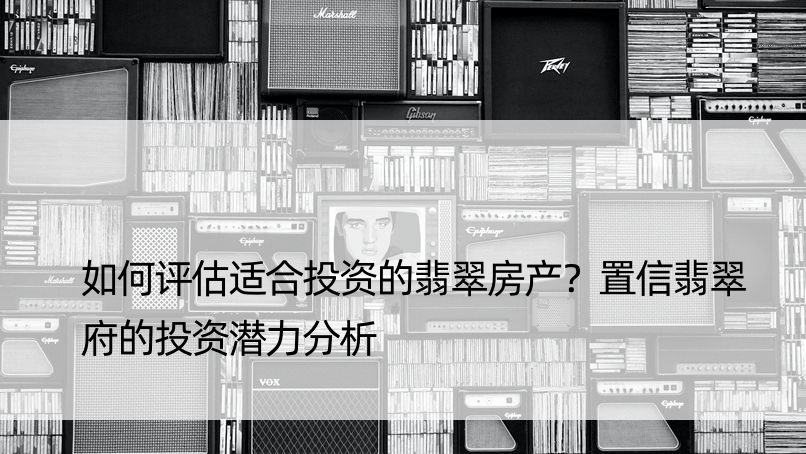 如何评估适合投资的翡翠房产？置信翡翠府的投资潜力分析