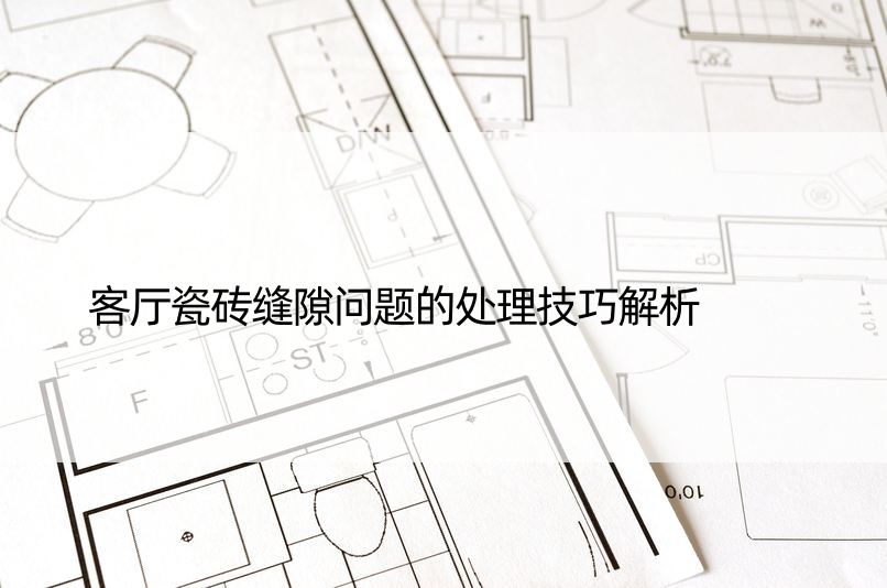 客厅瓷砖缝隙问题的处理技巧解析