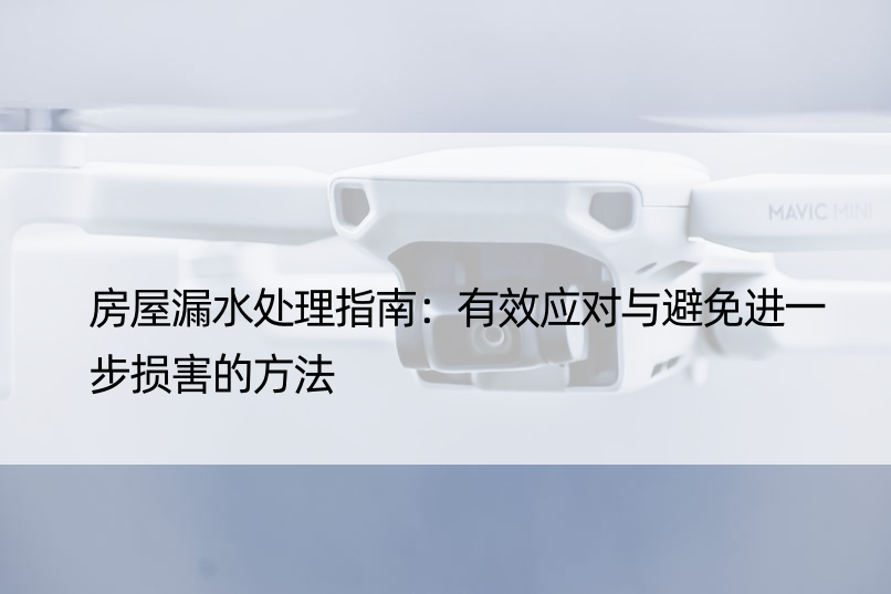 房屋漏水处理指南：有效应对与避免进一步损害的方法