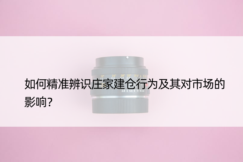 如何精准辨识庄家建仓行为及其对市场的影响？