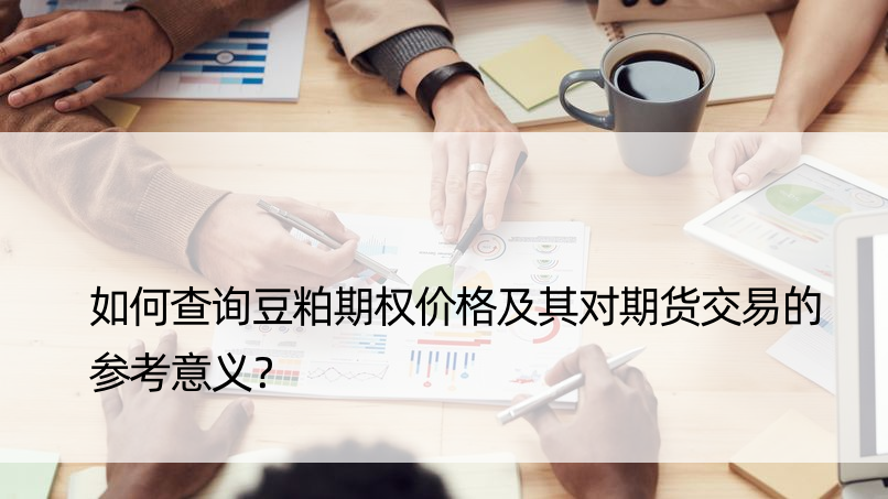 如何查询豆粕期权价格及其对期货交易的参考意义？