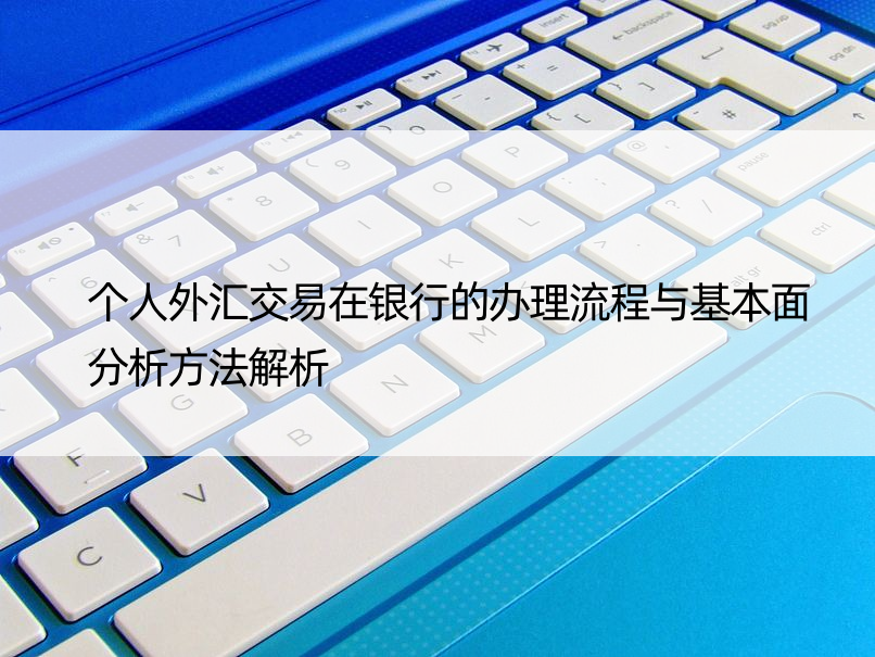 个人外汇交易在银行的办理流程与基本面分析方法解析