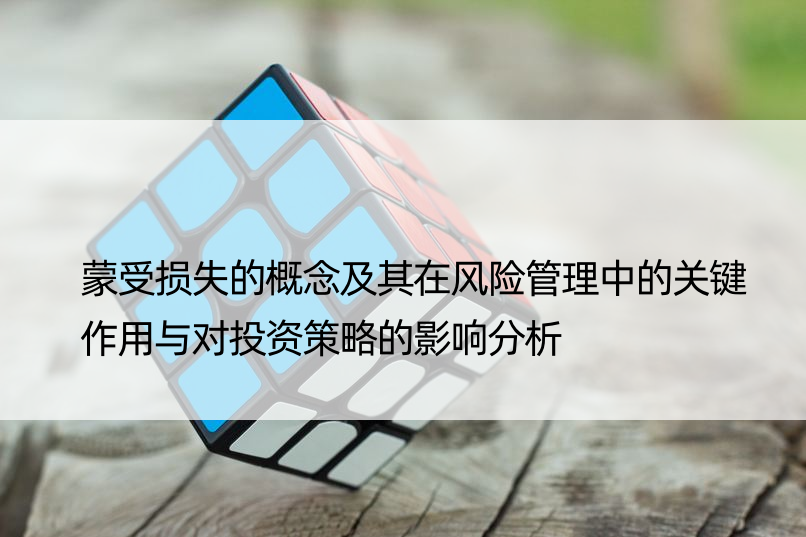 蒙受损失的概念及其在风险管理中的关键作用与对投资策略的影响分析