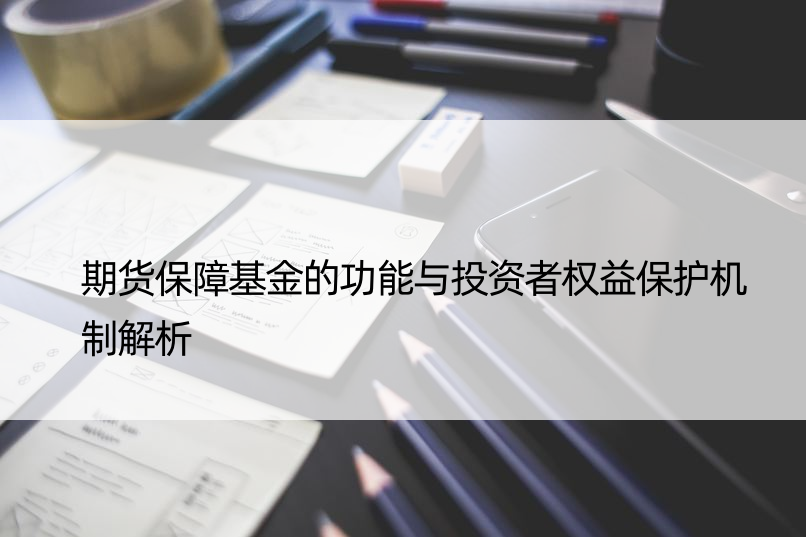 期货保障基金的功能与投资者权益保护机制解析