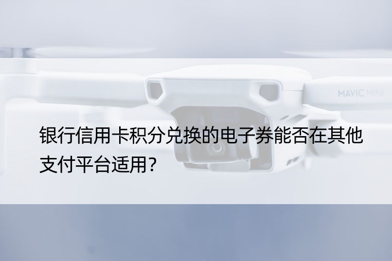 银行信用卡积分兑换的电子券能否在其他支付平台适用？