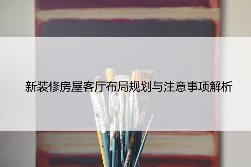 新装修房屋客厅布局规划与注意事项解析