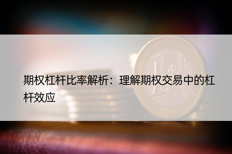 期权杠杆比率解析：理解期权交易中的杠杆效应