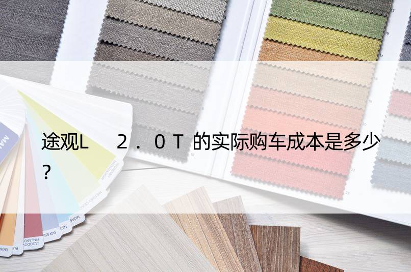 途观L 2.0T的实际购车成本是多少？