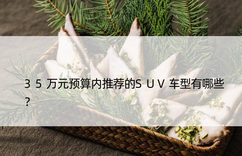 35万元预算内推荐的SUV车型有哪些？