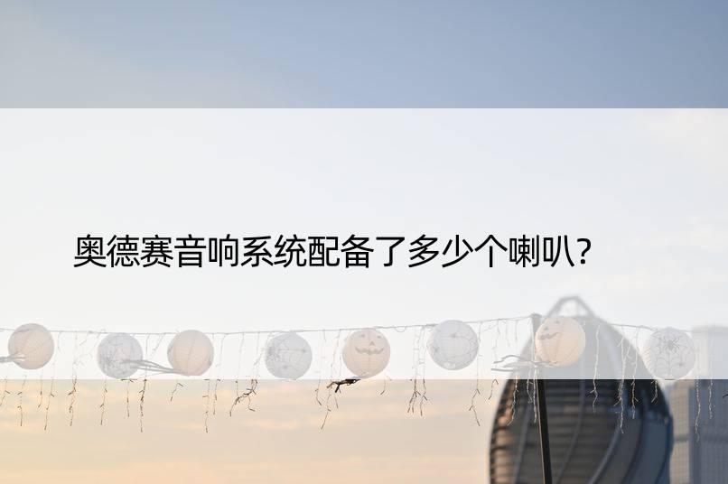 奥德赛音响系统配备了多少个喇叭？