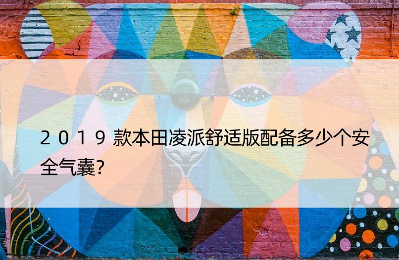 2019款本田凌派舒适版配备多少个安全气囊？