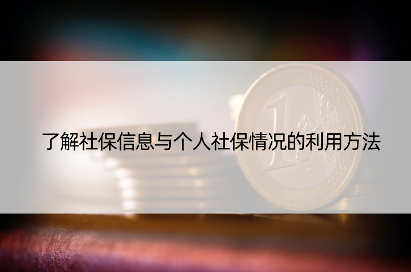 了解社保信息与个人社保情况的利用方法