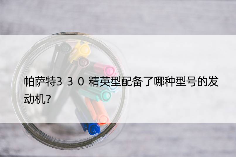 帕萨特330精英型配备了哪种型号的发动机？