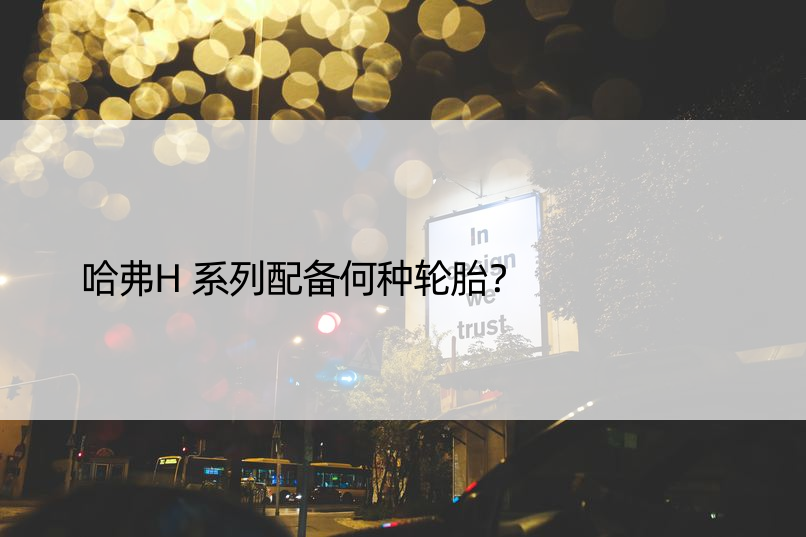 哈弗H系列配备何种轮胎？