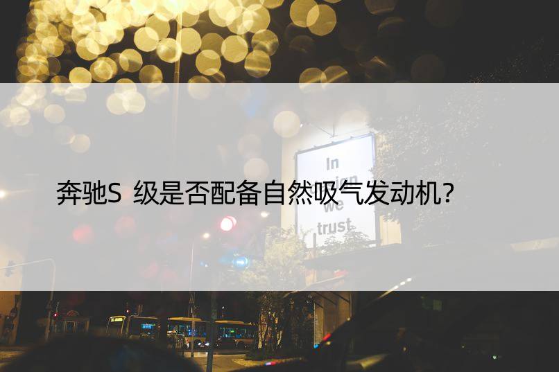 奔驰S级是否配备自然吸气发动机？