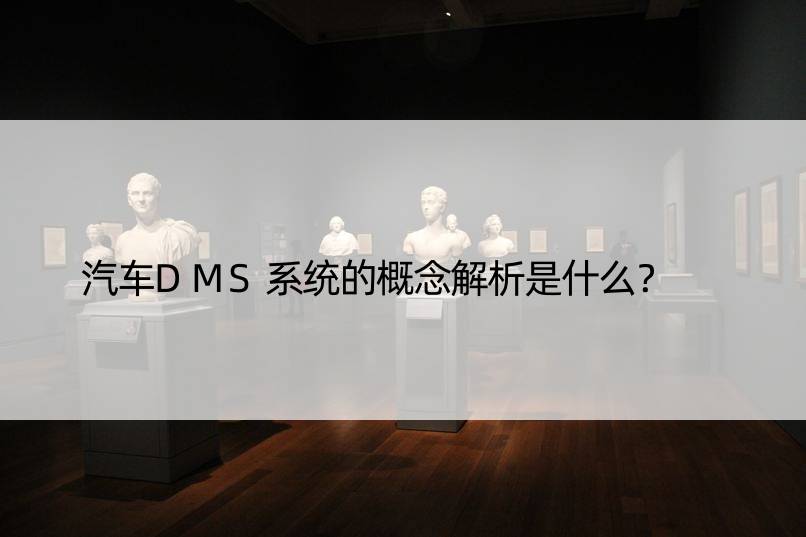 汽车DMS系统的概念解析是什么？