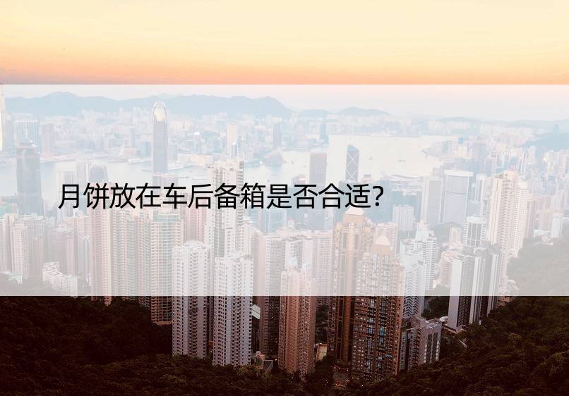 月饼放在车后备箱是否合适？